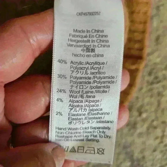 Madewell Womens Allston Double-Button Cardigan Sweater in Colorblock S - Picture 13 of 15